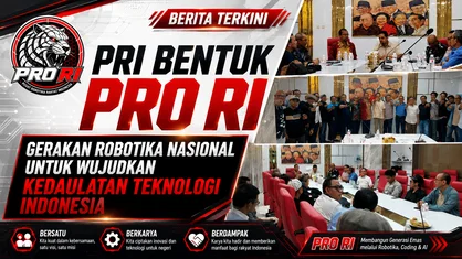 Kawal Indonesia Emas 2045, PRI Luncurkan Pusat Robotika Rakyat Indonesia (PRO RI)